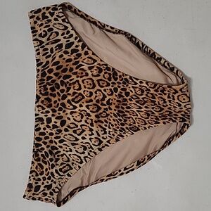 Victoria's Secret Animal Print Bikini Bottoms size Large